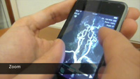 iphoneで動作